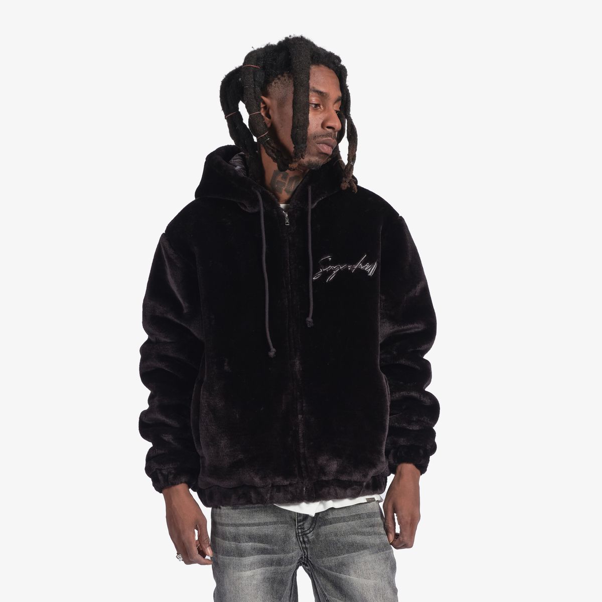 Sugarhill Traces Fur Hoodie