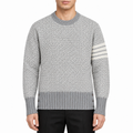 Snowflake Chunky Wool Crewneck Sweater | Thom Browne