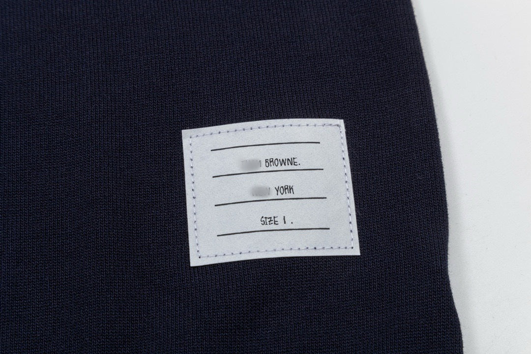 Four-Bar Stripe Knit Tee | Thom Browne