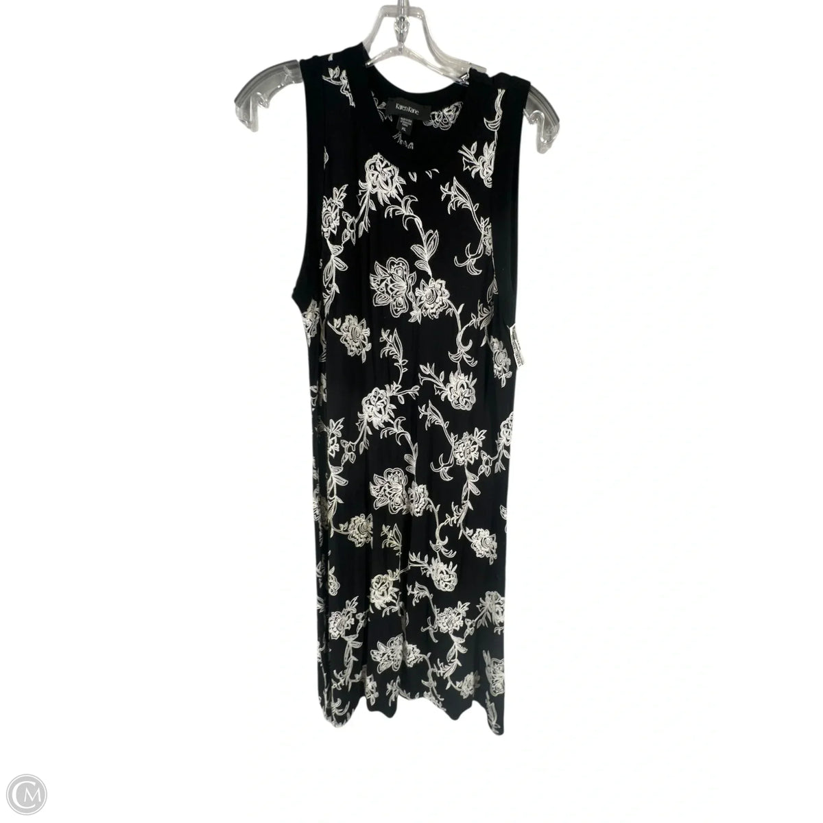 Dress Casual Short By Karen Kane In Black & White, Size: Xl