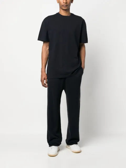 extreme cashmere short-sleeve knitted jumper
