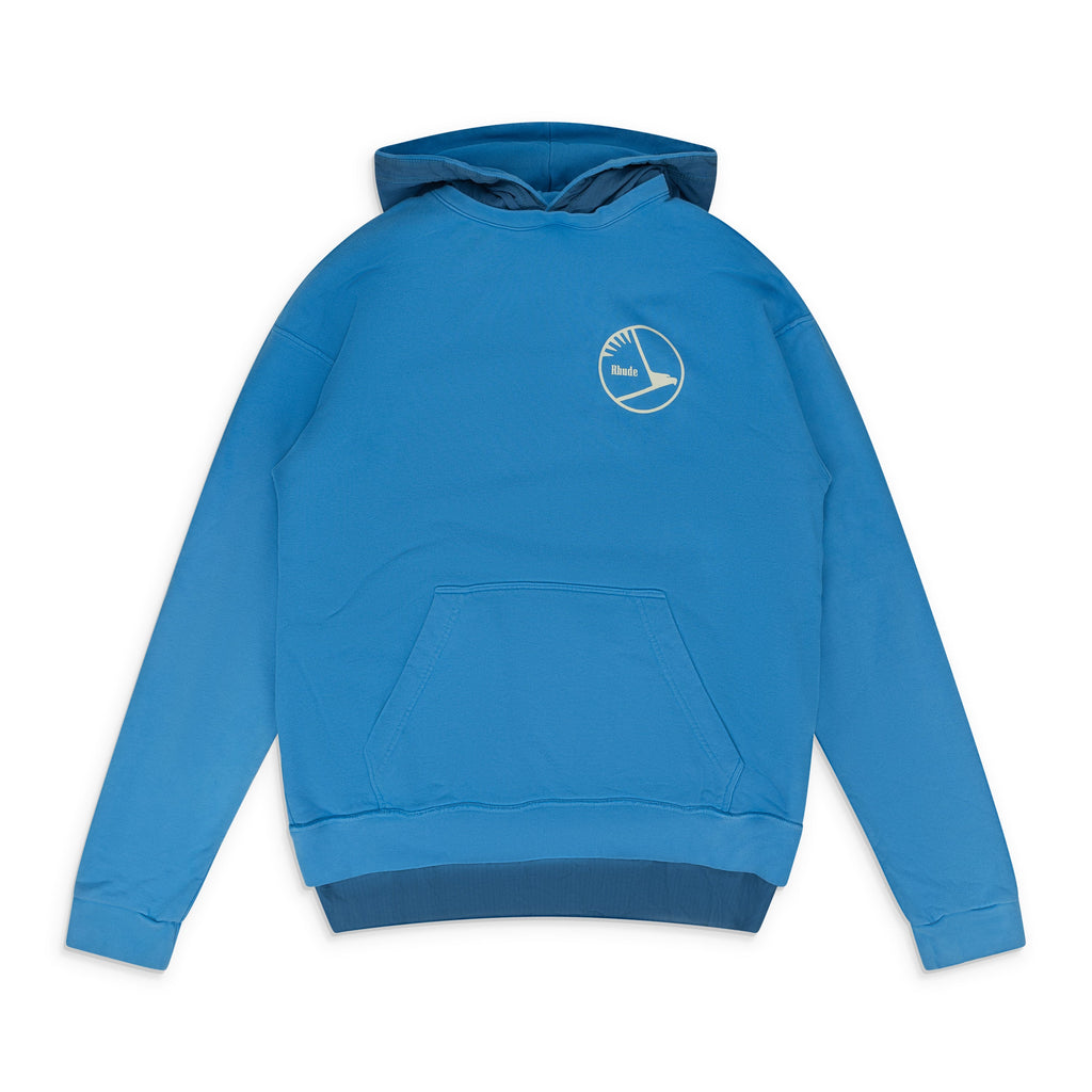 Blue Layered Hoodie