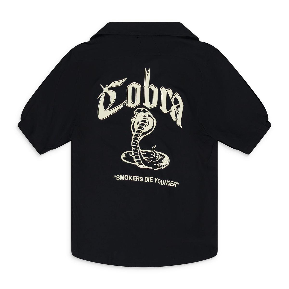 Black Cobra Button-Up Shirt