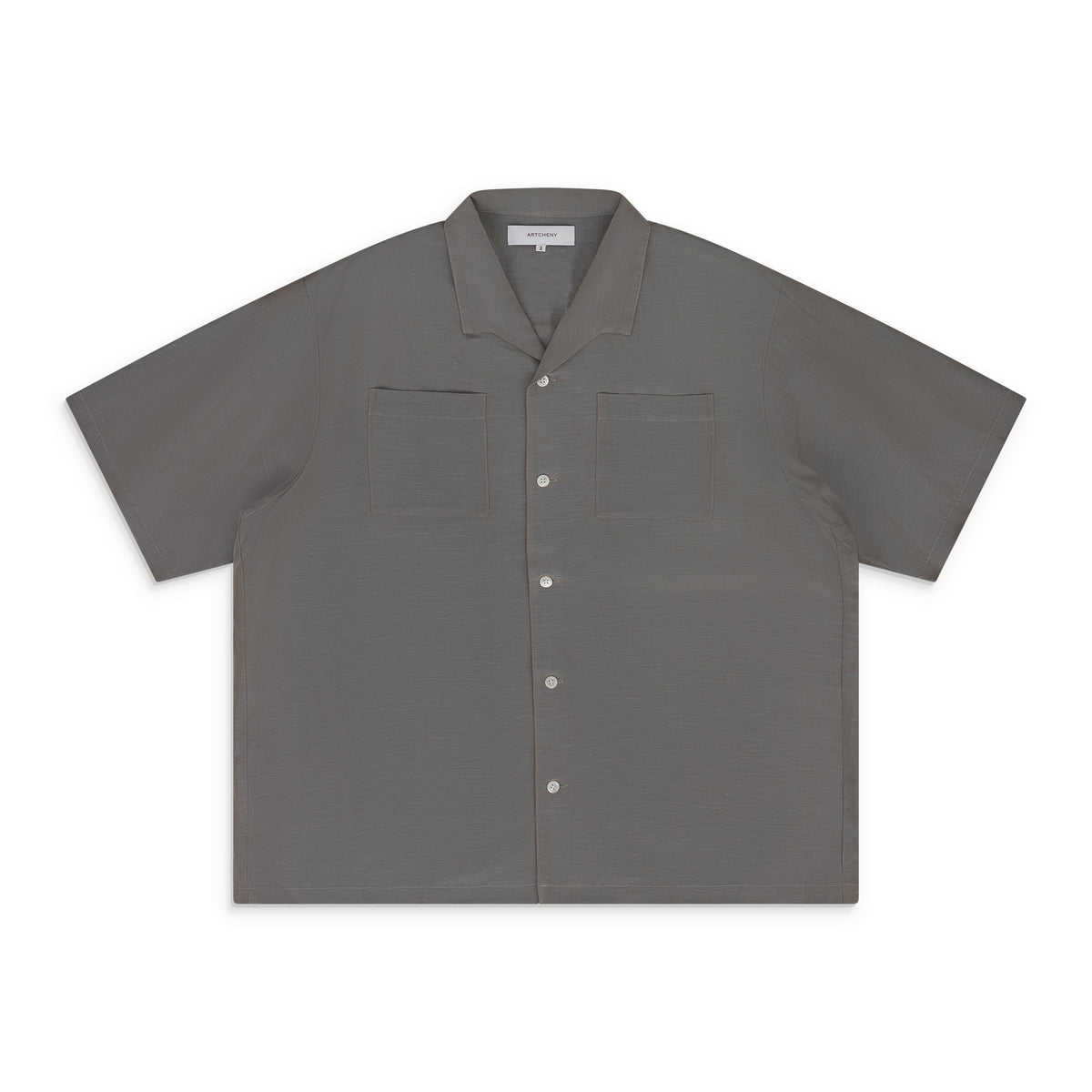 Olive Italian Collar Shirt