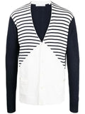Private Stock The Albert stripe-detail cardigan