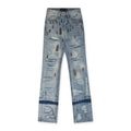 BLUE AMPLIFIED STRAIGHT-FIT JEANS