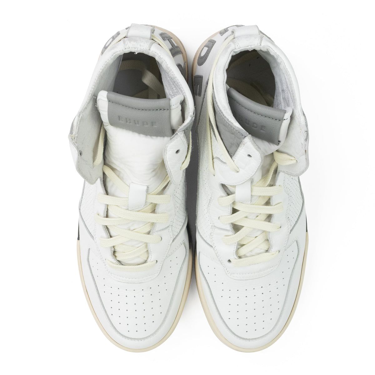WHITE RHECESS MID SNEAKERS