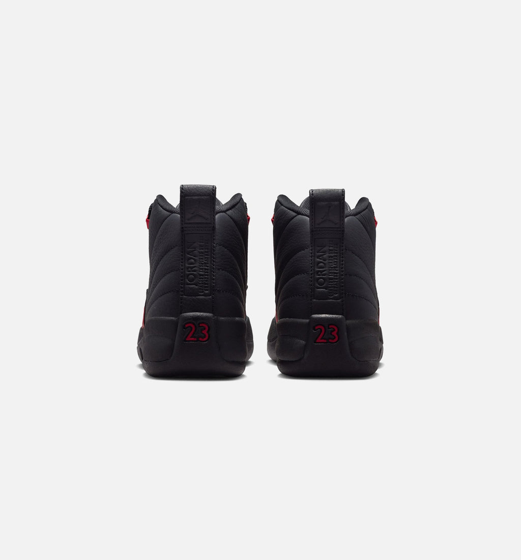 Air Jordan 12 Retro Bloodline Grade School Lifestyle Shoe – Black/Varsity Red