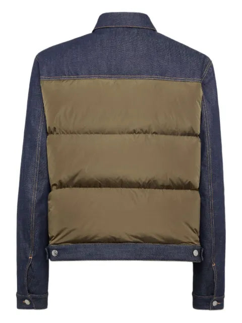DSQUARED2 hybrid puffer Jean jacket