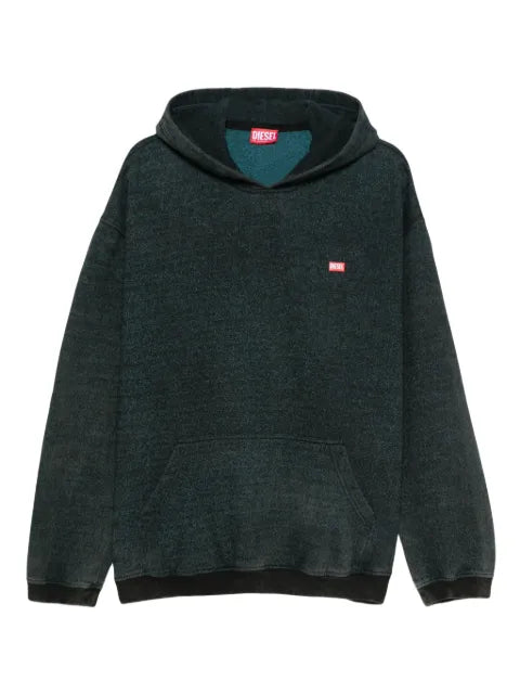 Diesel S-Kai logo-patch hoodie