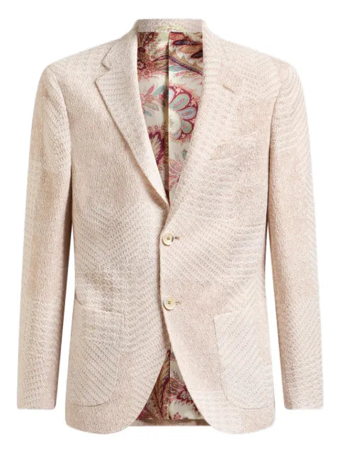 ETRO herringbone-pattern blazer