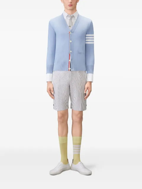 Thom Browne merino wool 4-Bar cardigan