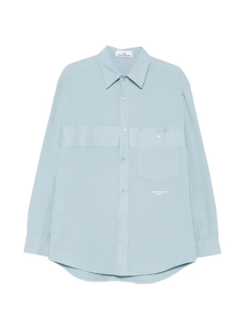 Stone Island 1200029 cotton nylon Panama_S.I. Marina overshirt
