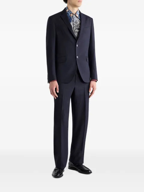 ETRO jacquard single-breasted blazer