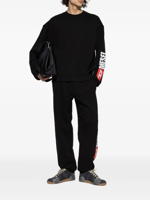 Diesel graphic-print sleeve sweatshirt