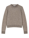 TOMBOY round neck striped knit sweater