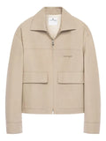 Courrèges 2-pocket zipped cotton jacket
