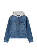 Palm Angels Curved Logo denim jacket