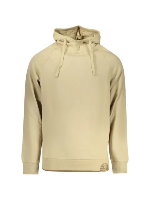 RIFLE logo-print raglan-sleeve hoodie