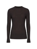 Rick Owens ribbed long-sleeve sweater