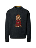 Hackett London Harry graphic crew-neck knit