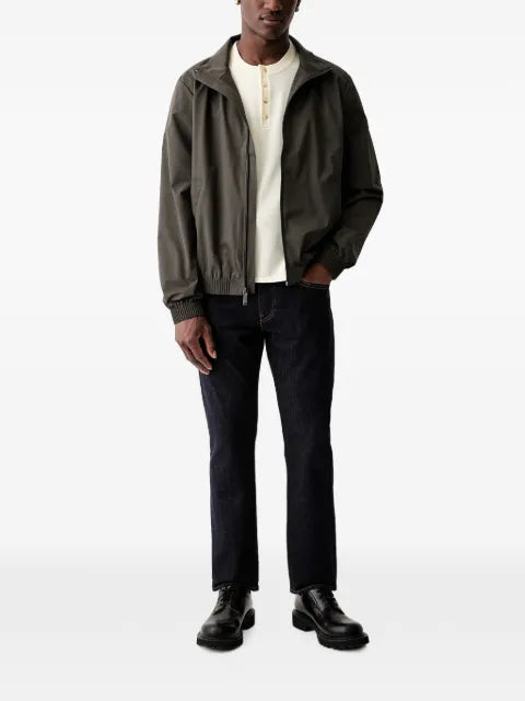 rag & bone half-button long-sleeve sweater