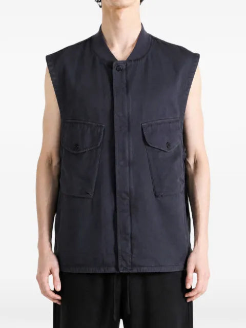Stone Island G100013 dense cotton twill-tc vest