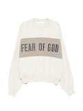 FEAR OF GOD ESSENTIALS logo-print panelled sweater