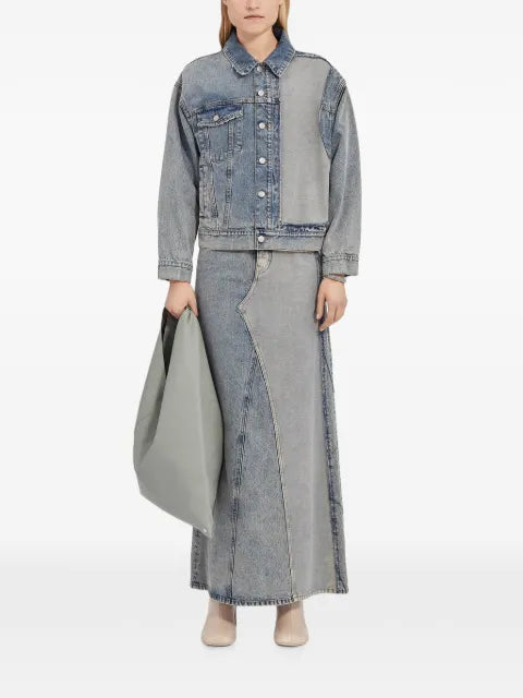 MM6 Maison Margiela two-tone denim jacket