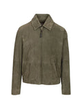 LOEWE Zip-up jacket in suede lambskin