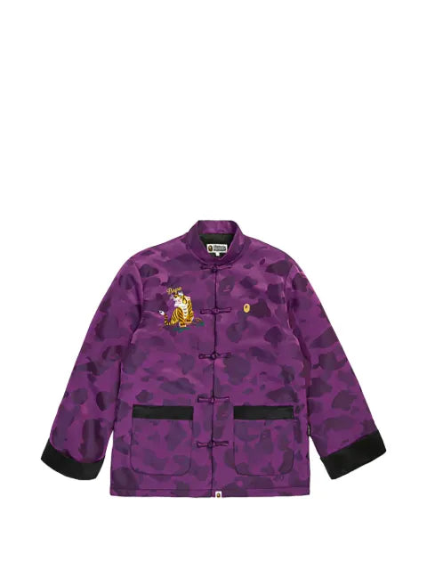 A BATHING APE® Camo Tiger Padded China jacket
