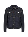 DSQUARED2 hybrid puffer jeans jacket