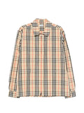 Burberry Check cotton linen overshirt