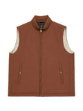 Tombolini logo-plaque zip-up gilet