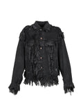 We11done raw-edge denim jacket