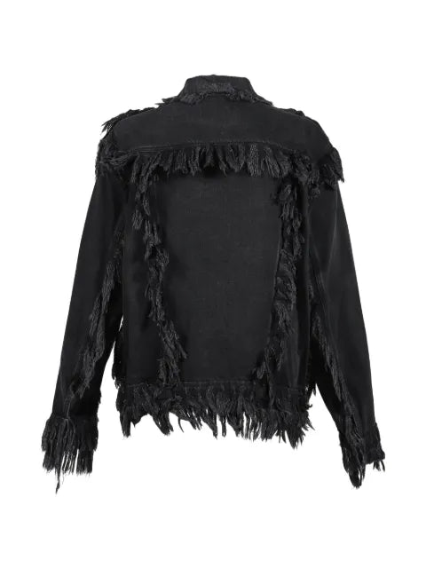 We11done raw-edge denim jacket