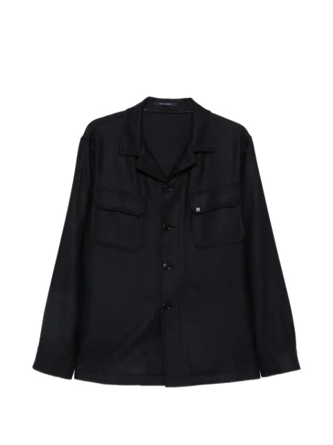 Tagliatore button-up wool jacket