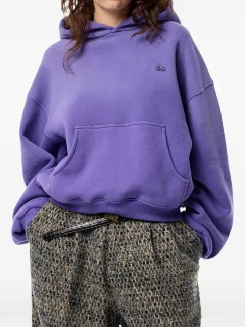 ERL Script logo-embroidered hoodie
