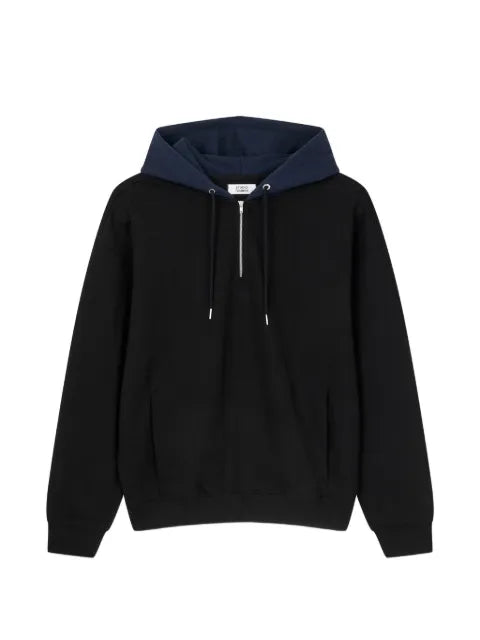 TOMBOY half-zip drawstring hoodie