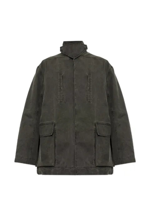 Rick Owens Mac high-neck denim jacket