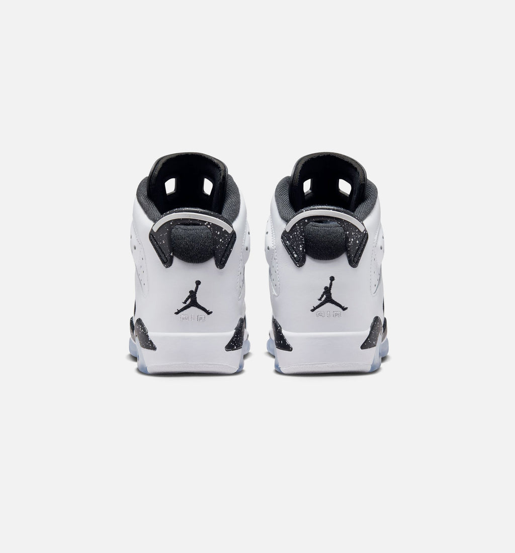 Air Jordan 6 Retro Black and White Big Kids' Lifestyle Shoes - Black/White