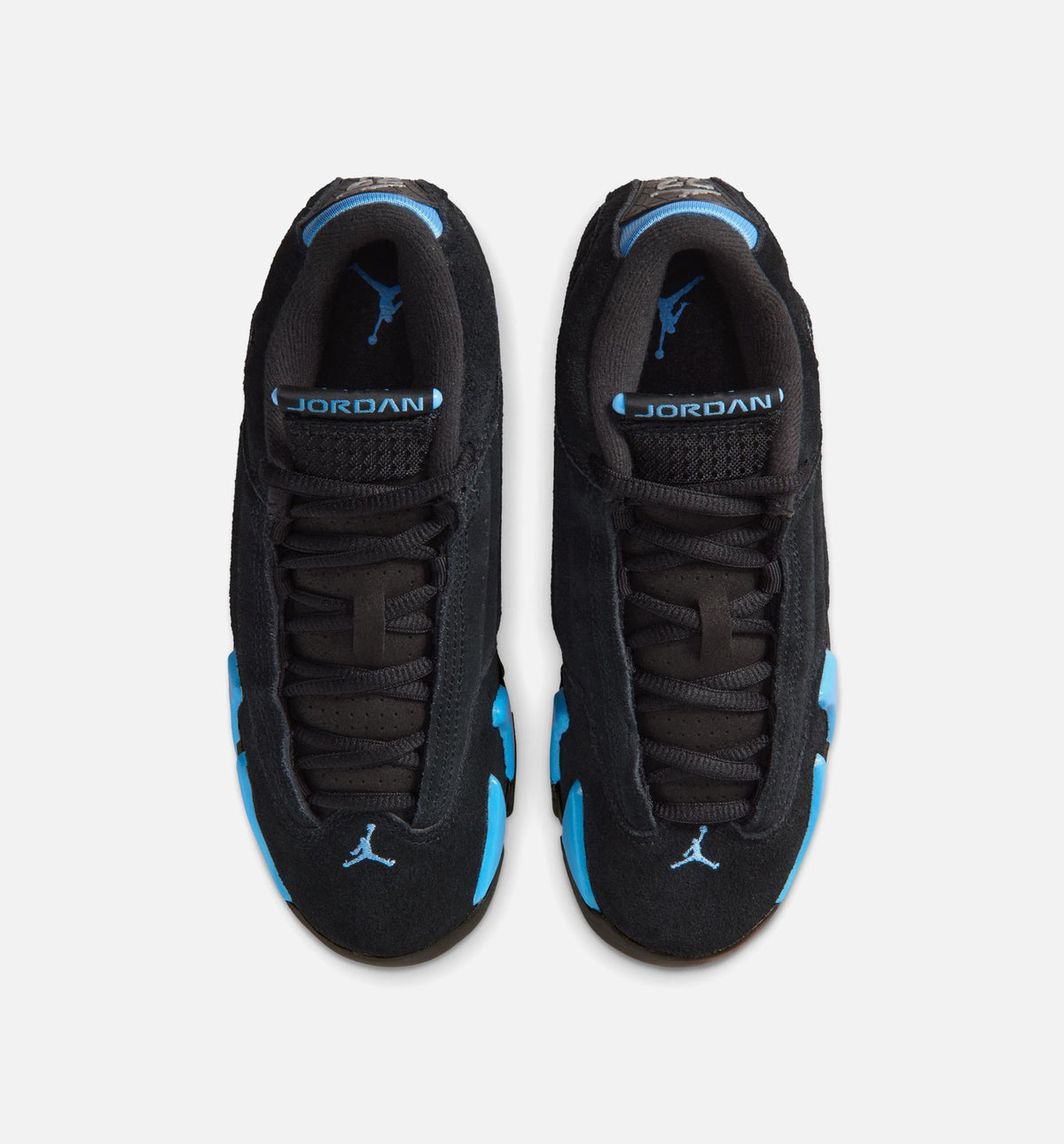 Air Jordan 14 Retro Black University Blue Kids' Shoes - Black/Blue