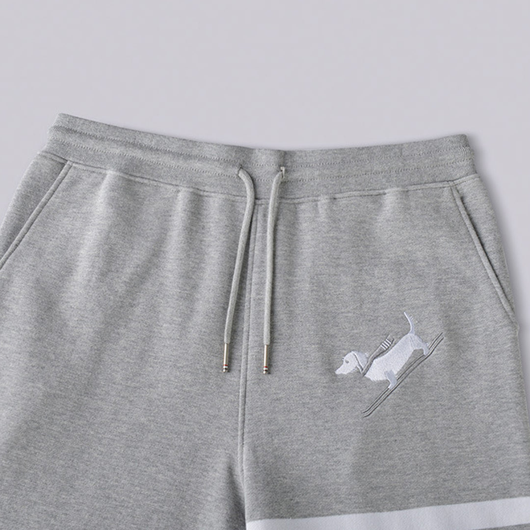 Thom Browne Style Dogs Sweatpants