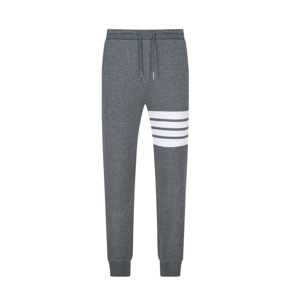 Thom Browne Style Four-Bar Sweatpants