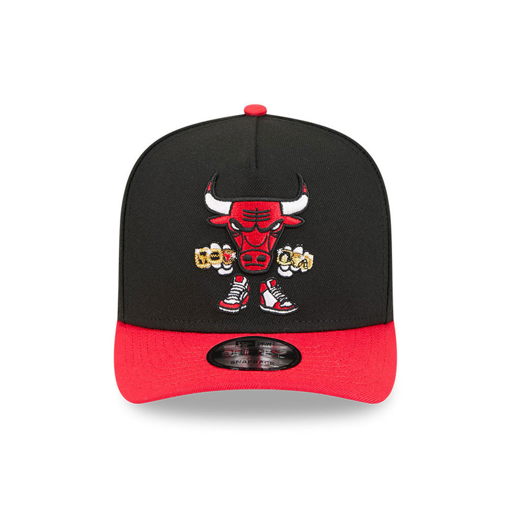 New Era 950 A Frame Chicago Bulls Cartoon Snapback Hat
