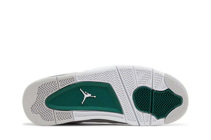 Air Jordan 4 Retro 'Oxidized Green' – Weathered Green & Black AJ4 with Industrial Patina Aesthetic