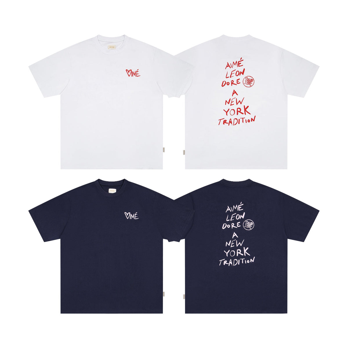 Aime Leon Dore Letter Graphic Short Sleeve Crew Neck T-Shirt