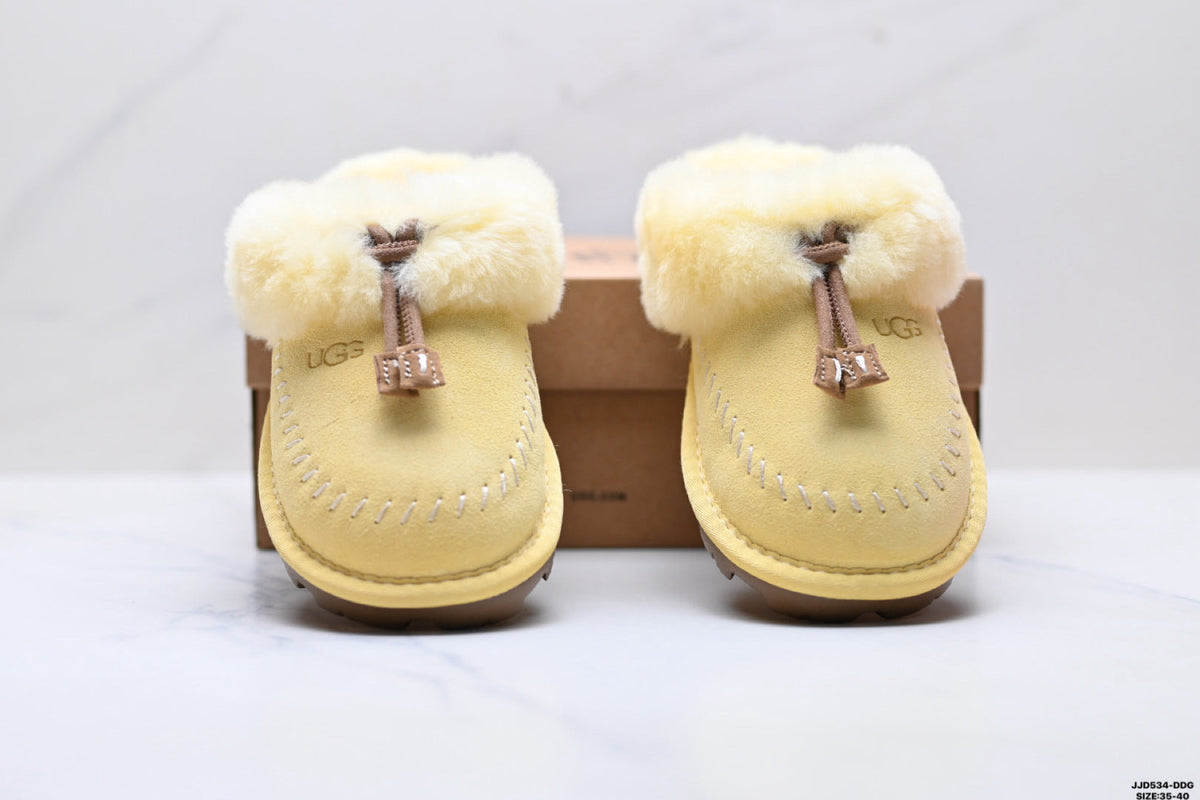 UGG Slipper Evolution Shearling Closed-Toe Slippers