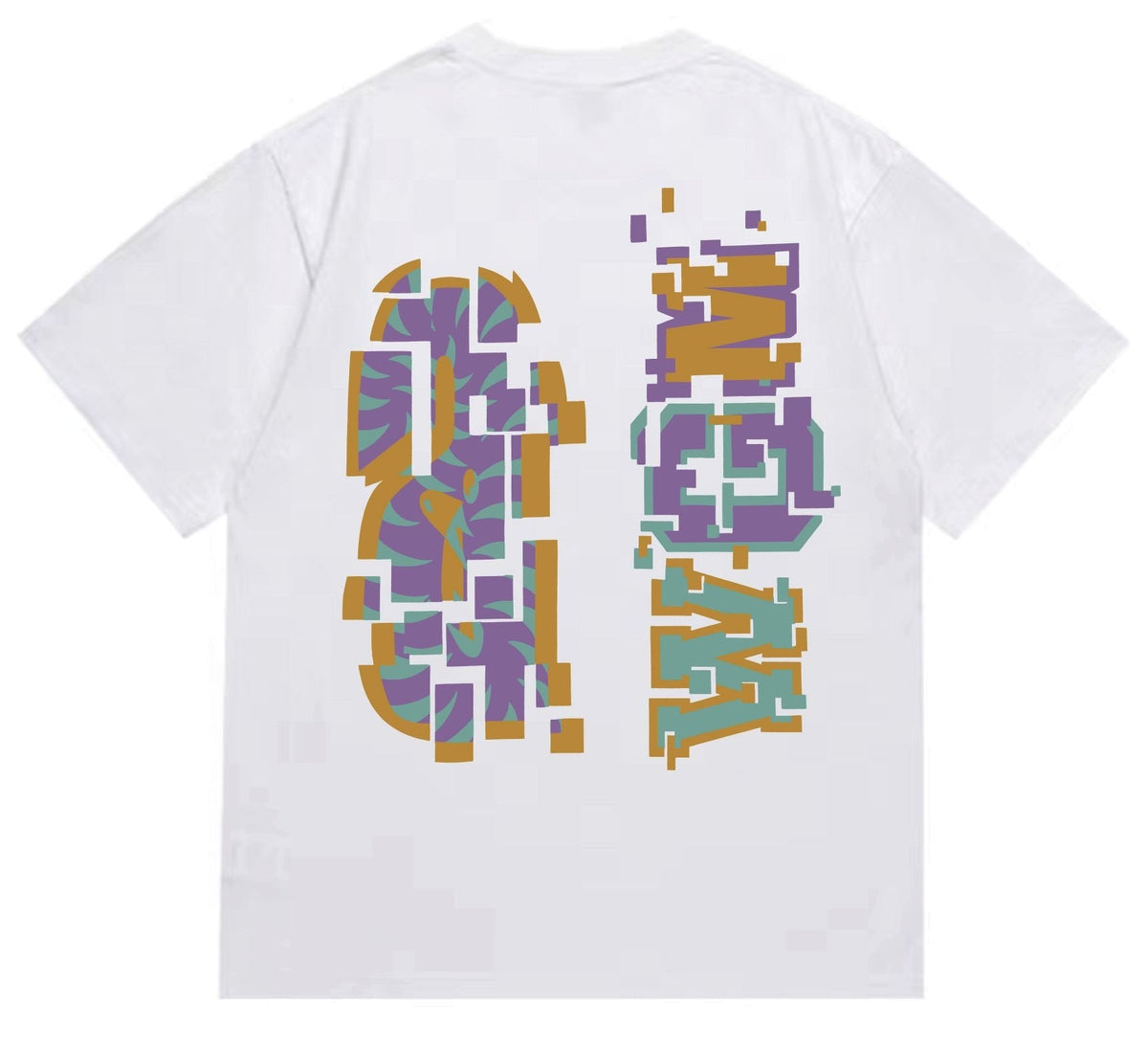 BAPE Pixelated Shark Graphic T-Shirt