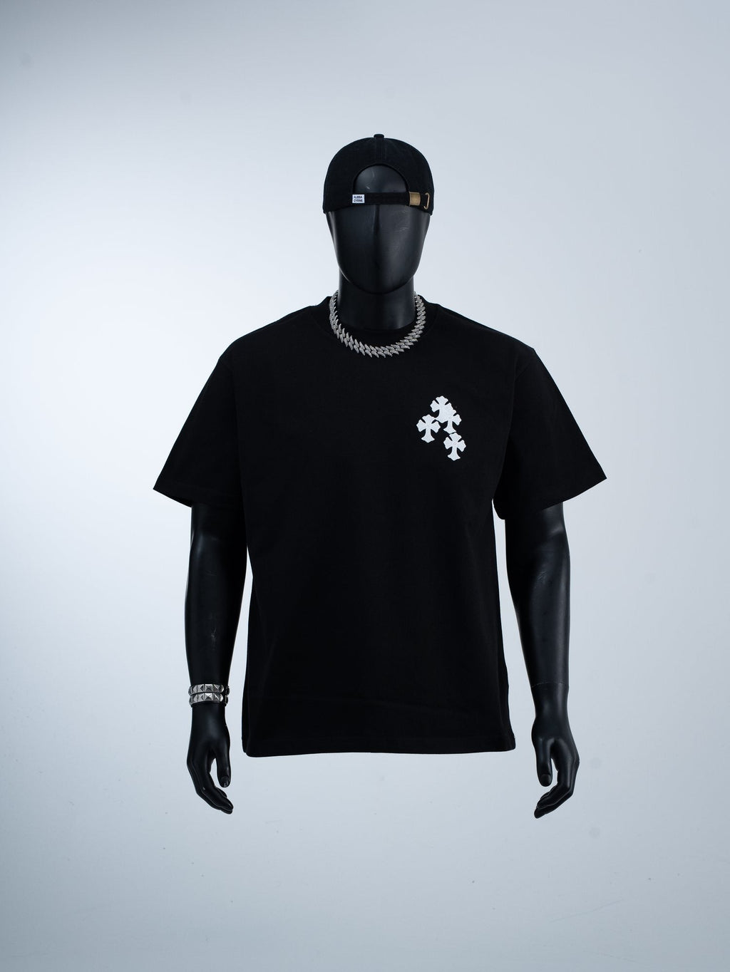 Chrome Hearts Ring Cross Graphic T-Shirt